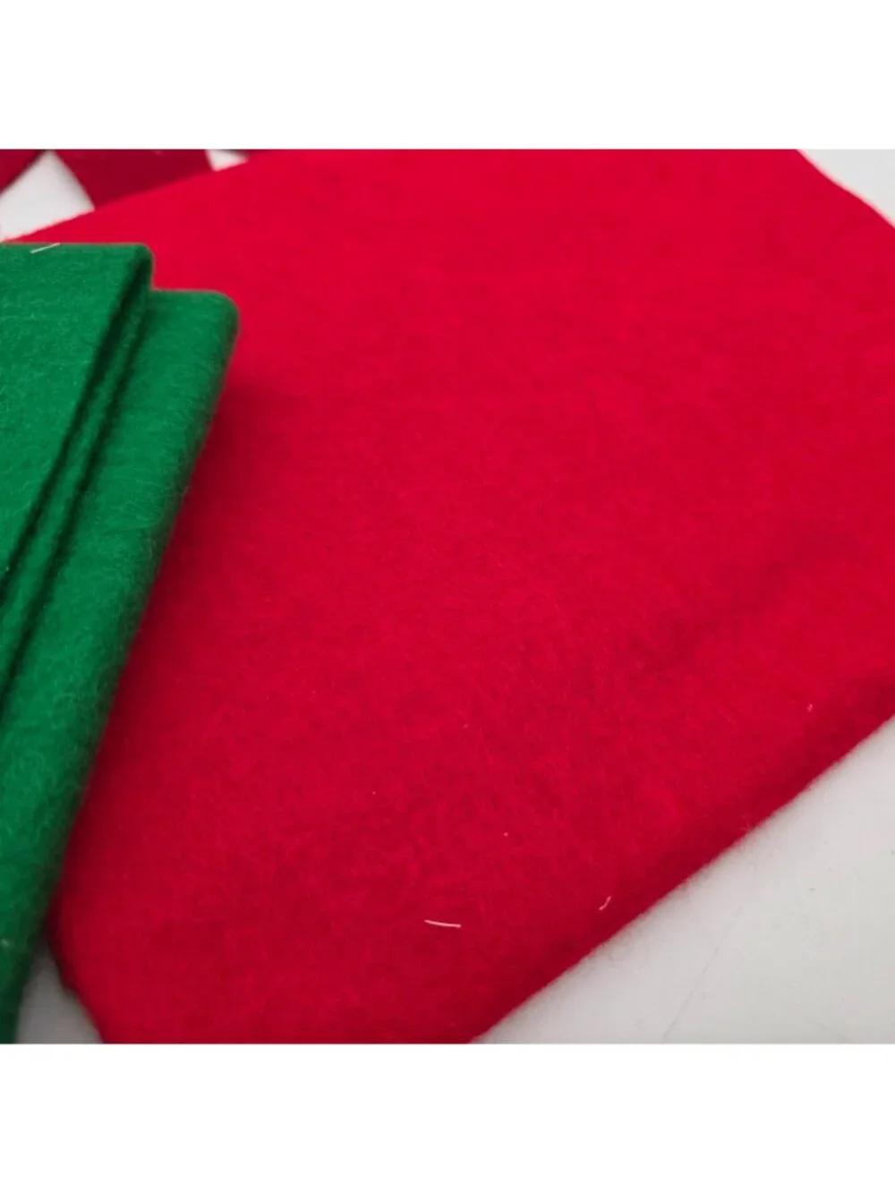 Christmas Craft Felt Sheets & Red Poinsettia Cutouts Assorted Colors Holiday - Picture 5 of 8